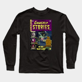 Ghastly Stories Horror Comic #33 No Man Walks Alone! Long Sleeve T-Shirt